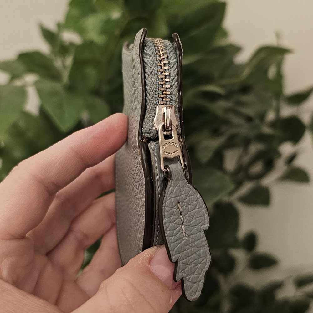 Coach Gray Owl Coin Purse - Picture 4 of 5
